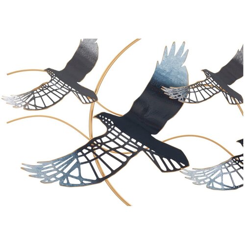 Mauro Ferretti Kovinska stenska dekoracija 91x50 cm Birds &amp;ndash; Slike