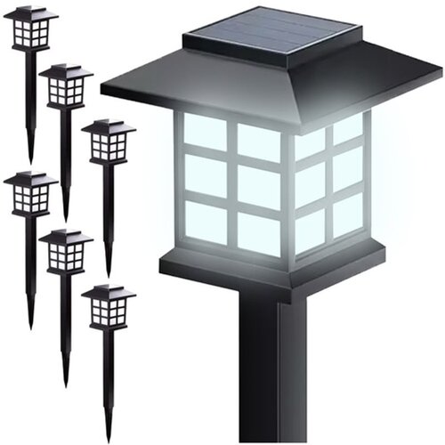 Gardlov solarne LED vrtne lampe sa &amp;scaron;iljkom, set od 6, hladno bijele Slike