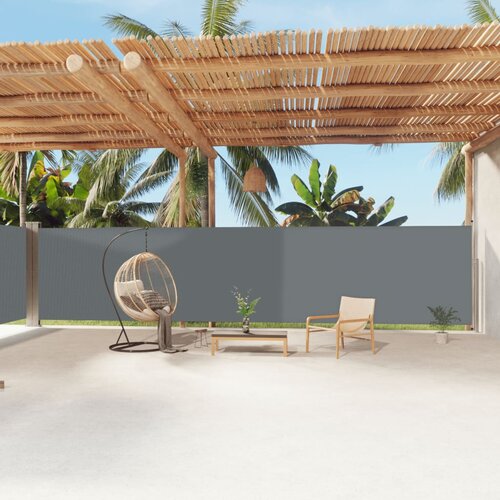 vidaXL Uvlačiva bočna tenda antracit 180 x 1200 cm Cijene