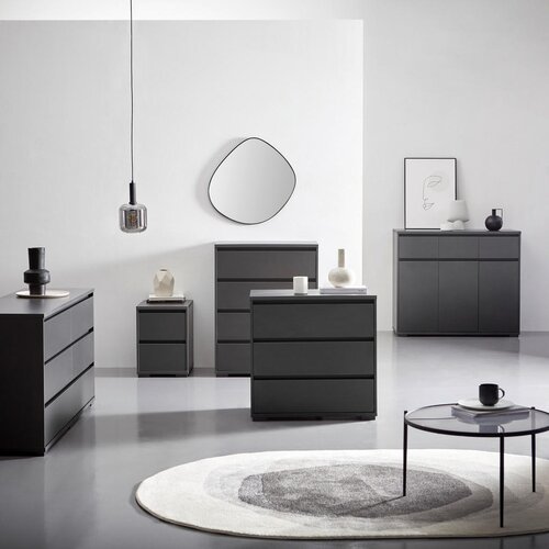 CARRYHOME komoda, antracit Slike