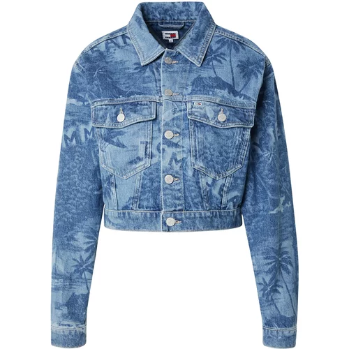 Tommy Jeans Prijelazna jakna 'CLAIRE' plavi traper