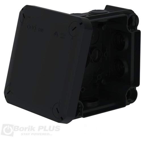 OBO Bettermann Plastična OBO kutija 114&amp;times;114 mm IP 66 Crna Slike