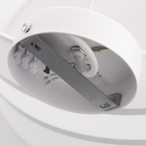  Luster na sajli CORAL 1xE27/60W/230V bela Slike