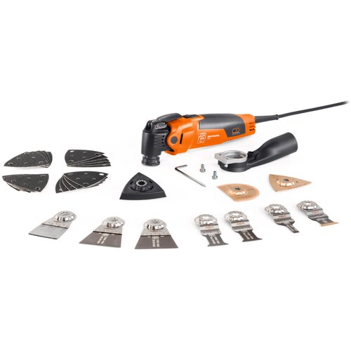 Fein MultiMaster Večnamensko orodje MM500 Plus TOP L-BOXX SET (350 W, Kot nihanja: &amp;plusmn; 1,7&amp;deg;, Sistem Starlock Plus) productname.garantie.plussign BAUHAUS garancija 5 let za naprave na električni ali motorni pogon Slike
