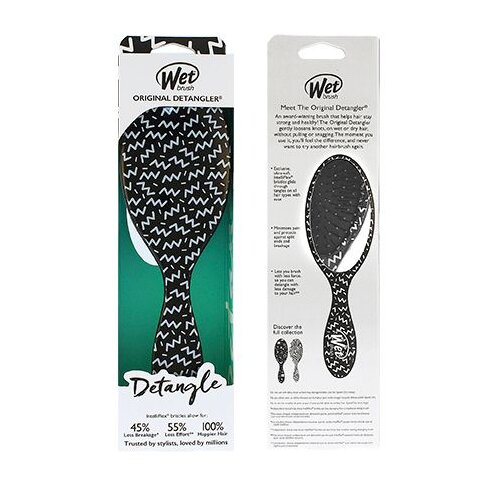 Wet Brush Original Detangler Hipster Četka za kosu Squiggle Slike