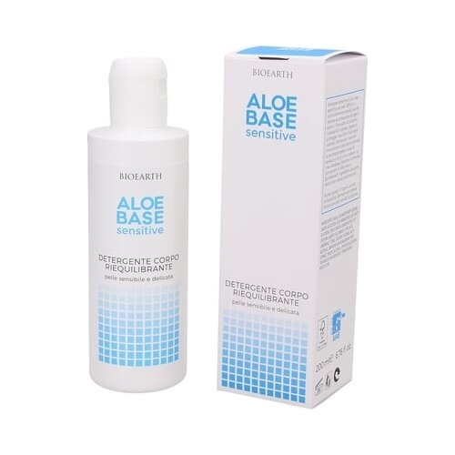Bioearth aloebase sensitive gel za prhanje Slike