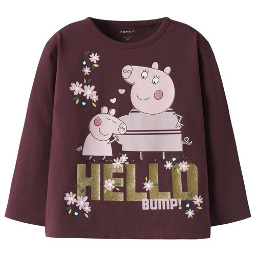 Name it majica DR 13249560 NMFORA PEPPA LS NREG TOP BOX CPLG D vijolična 98 Slike