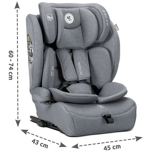 Lorelli Rio autosjedalica Isofix 76-150 cm, Black Slike