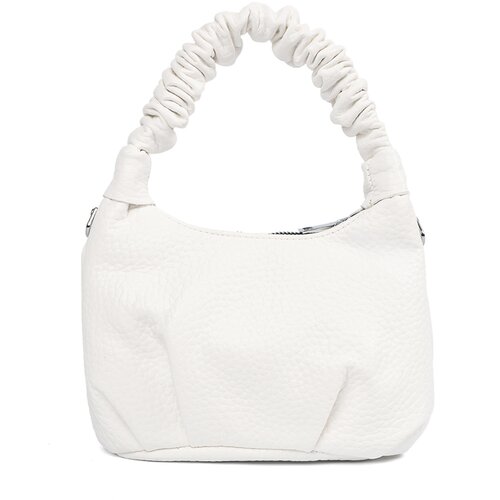 Shelvt Small white handbag with crinkle handle Cijene