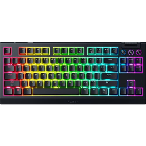 Razer BlackWidow V4 Tenkeyless HyperSpeed US-SLO brezžična tipkovnica z rumenimi stikali Cene