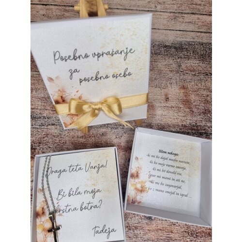  Darilo za botra KRST DARBOT 10 Cene