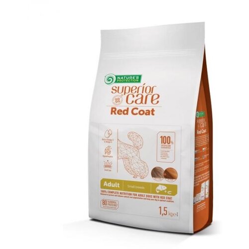 Nature's Protection superior care adult red coat hrana za riđe pse small breeds - losos 1.5kg Cene