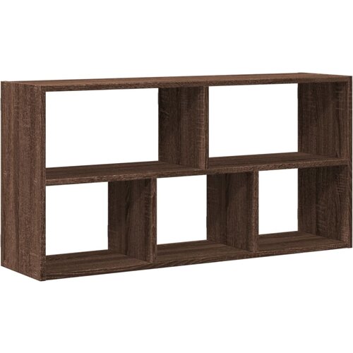Maison Chic Stenska polica - Viseča Polica rjav hrast 100x25x50 cm inženirski les, (21793840) Cene