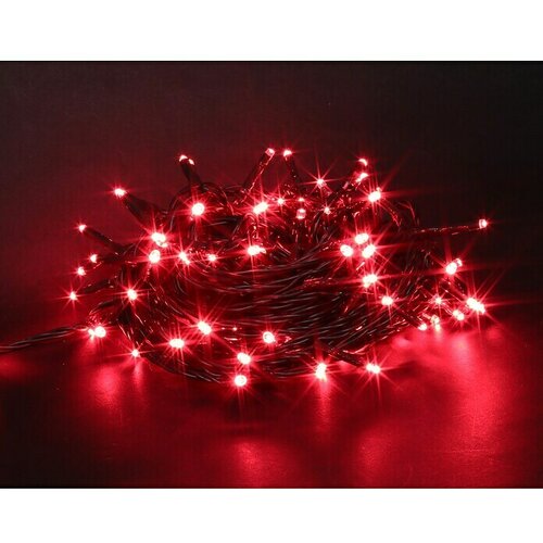 Unicom LED svetlobna veriga, rdeča (100 LED, dolžina: 8.9 m, 31 V) Cene