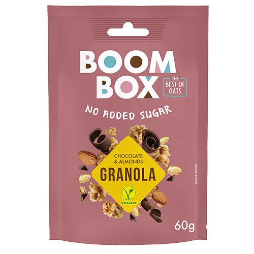 Boom Box Ovsena granola, Čokolada i badem, 60g Slike