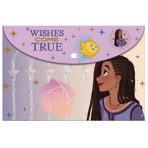 Luna disney wish - plastična mapa za dokumente s patentom, veličine A4 Cene