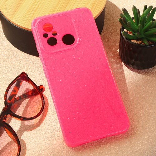 Torbica sparkle dust za xiaomi redmi 12C pink Slike
