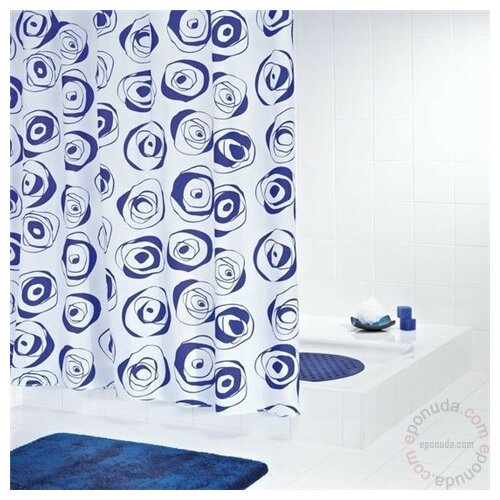 Ridder andy Blue tekstilna zavesa za kupatilo 180x200 (RI 41353) Slike