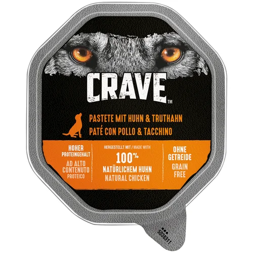 CRAVE Adult pašteta - Piletina i puretina 7 x 150 g