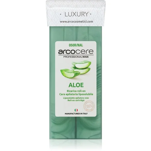 Arcocere Professional Wax Aloe vosak za epilaciju roll-on zamjensko punjenje 100 ml