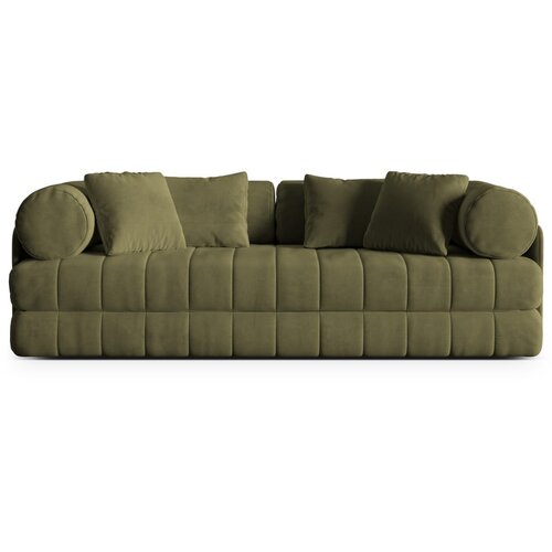 Cosmopolitan Design Zelena baršunasti sklopiva sofa 206 cm Kemi – Cene