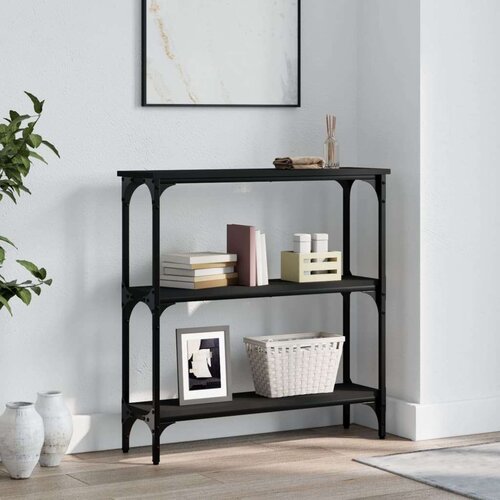  Konzolni stol crni 75 x 22 5 x 75 cm od konstruiranog drva Cijene