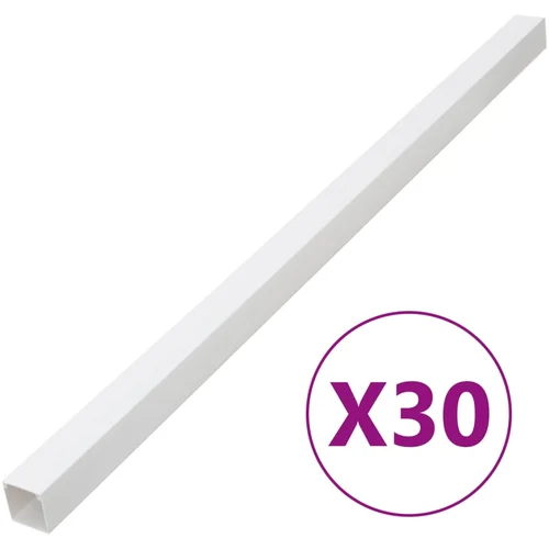 vidaXL Kanalice za kabele 40 x 25 mm 30 m PVC