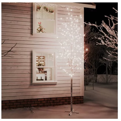  LED bela breza toplo bela 672 LED lučk 400 cm