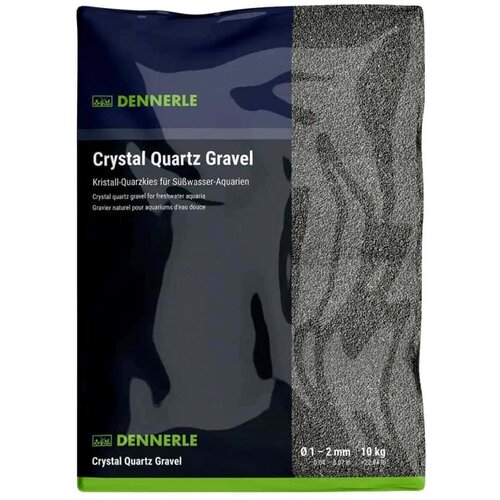 Dennerle Crystal Quartz Gravel Diamond Black - 10kg Cene