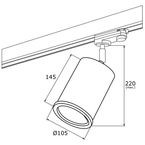  Argon 4303 - Reflektor za &amp;scaron;inski sistem DELF 1xE27/15W/230V zlatna Slike