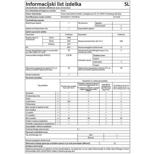 Amica retro hladnjak KGC15632T ( 1171103 ) Slike