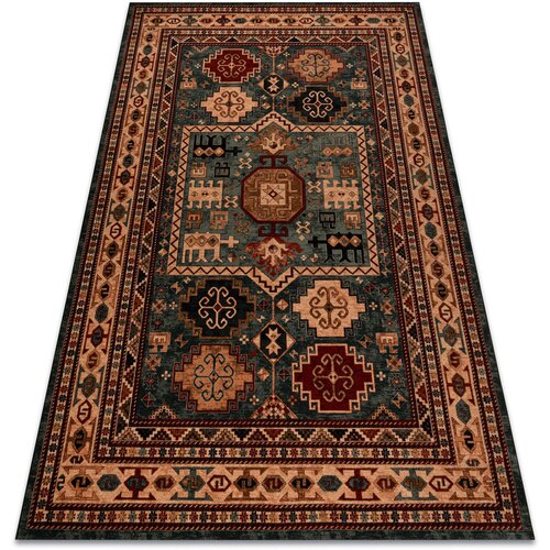 RugsX Preproge Preproga volna KASHQAI 4306 400 orientalski, okvir 120x170 cm Zelena Slike