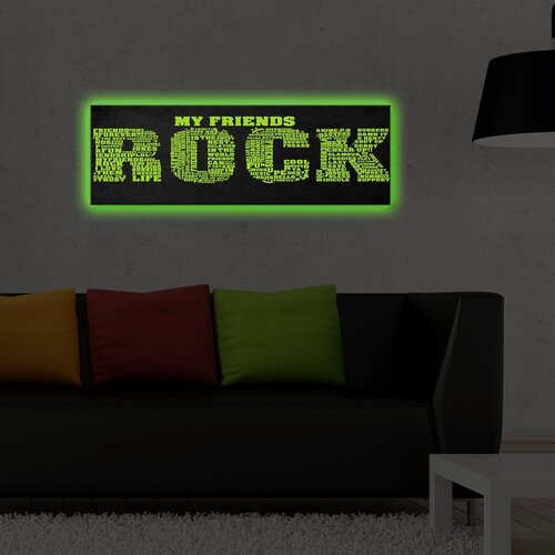 Wallity Slika sa LED osvetljenjem 3090DACT-61, 30x90 cm Cene