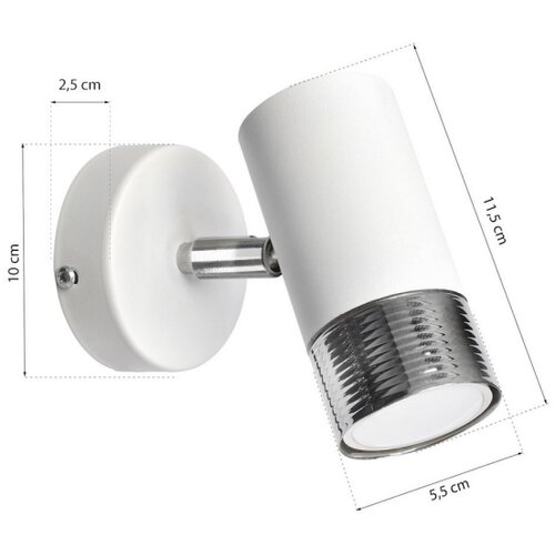  Zidno reflektorsko svetlo DANI 1xGU10/8W/230V Slike