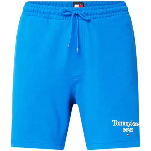 Tommy Jeans Hlače modra / rdeča / bela