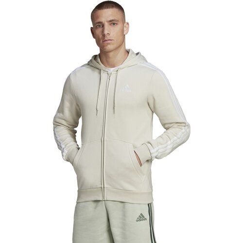 Adidas muški duks essentials fleece 3-Stripes krem Cene