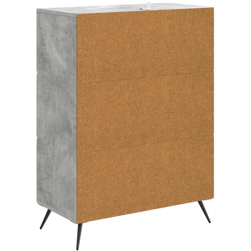  Kreveta Betonska siva 66 x 34,5 x 90 cm Konstruirano drvo Slike