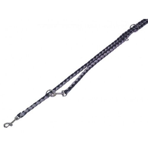 Nobby trening povodec corda - črno siv - 200 cm 12 mm Cene
