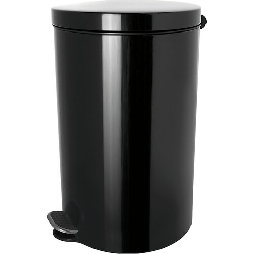 Helit Zbiralnik odpadkov s pedalom in oblogo srebrovih ionov, prostornina 5 l, VxØ 280 x 210 mm, črne barve Cene