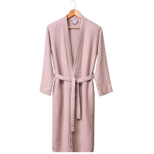  Ružičasti kućni ogrtač od muslina S/M Kimono &amp;ndash; Slike