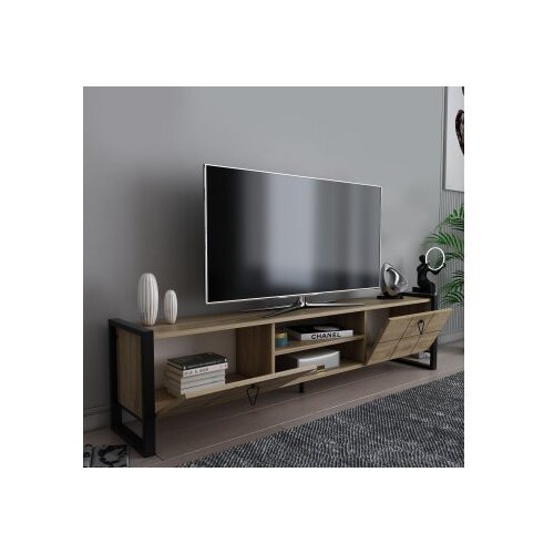 Hanah home tv polica mila oud oak black Slike