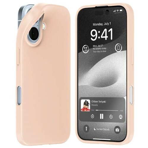 Mercury OVITEK SOFT CASE ZA IPHONE 16 6.1'' ROZA IN PESEK, (21970470) Cene