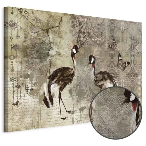  Slika - Retro Cranes (1 Part) Wide 120x80 Premium Print Cene