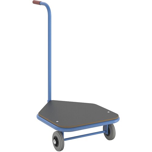 Eurokraft pro voziček z ročajem, nosilnost 100 kg, nakladalna povr&amp;scaron;ina iz mdf plo&amp;scaron;če, 600 x 500 mm Slike
