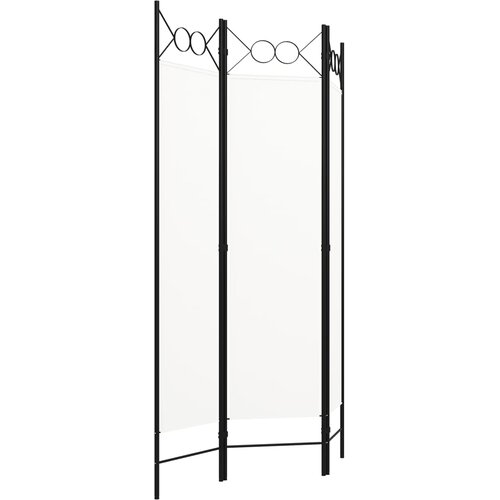  pregrada s 3 panela bijela 120 x 180 cm Slike