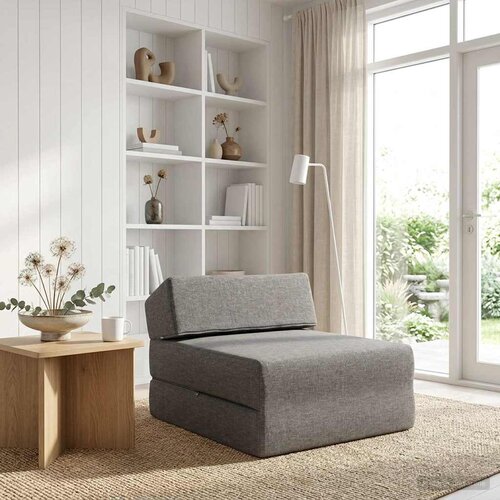 SOFA na razvlačenje Svjetlosiva 60 x 70 x 41 cm Tkanina Cijene