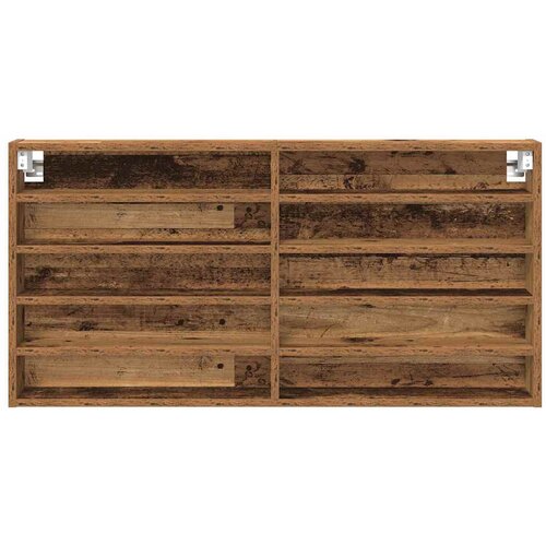 Ormar za izlaganje s policom Zidne Staro drvo 100 x 8,5 x 50 cm Slike