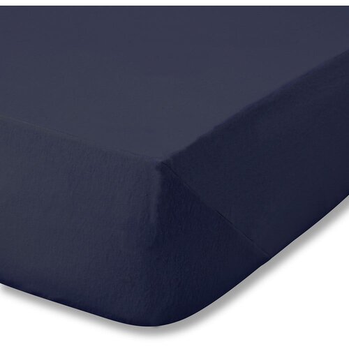 Catherine Lansfield Temno modra napenjalna flanelna rjuha 150x200 cm Brushed – Cene