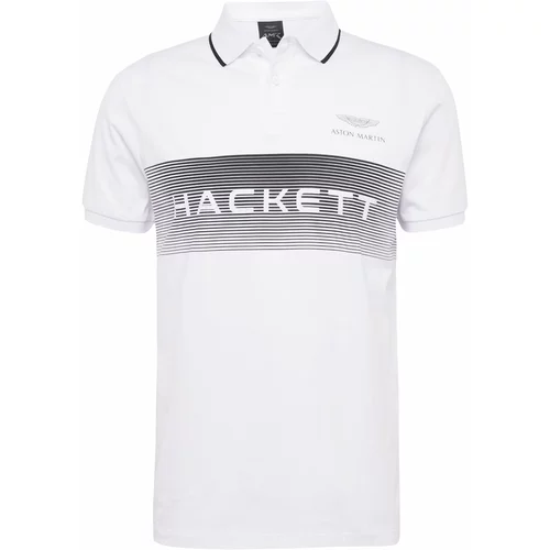 Hackett London Majica 'AMR' črna / bela