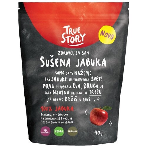 True Story čips od su&scaron;ena jabuke 40g Cene
